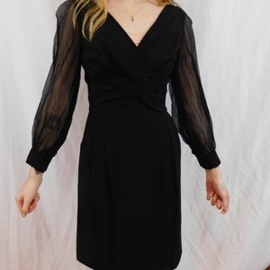 vintage black cocktail dress